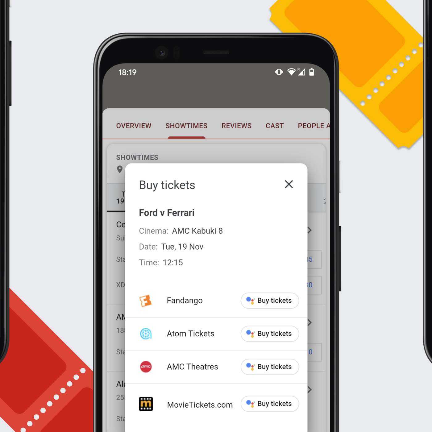 Google Duplex booking cinema tickets