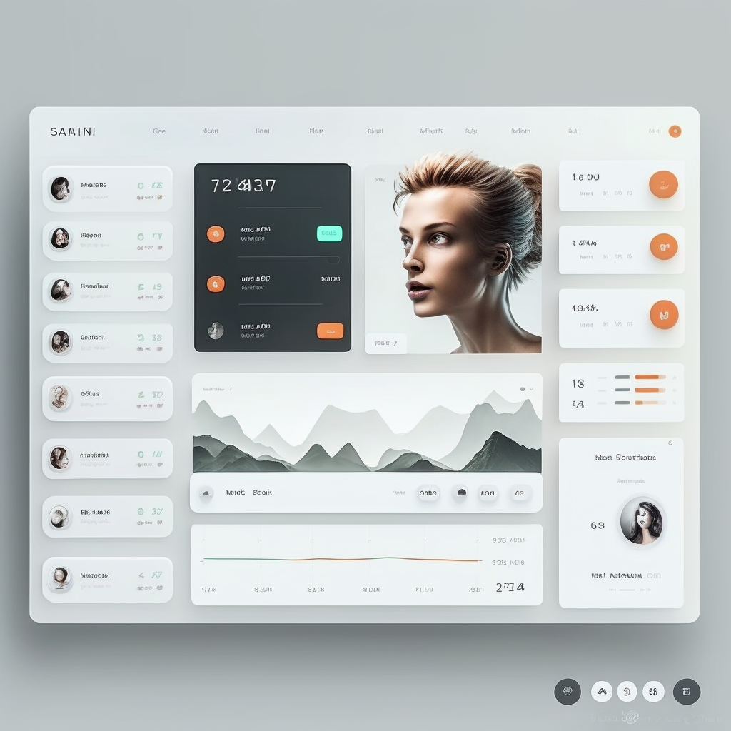Midjourney-generated personalised homepage design 2